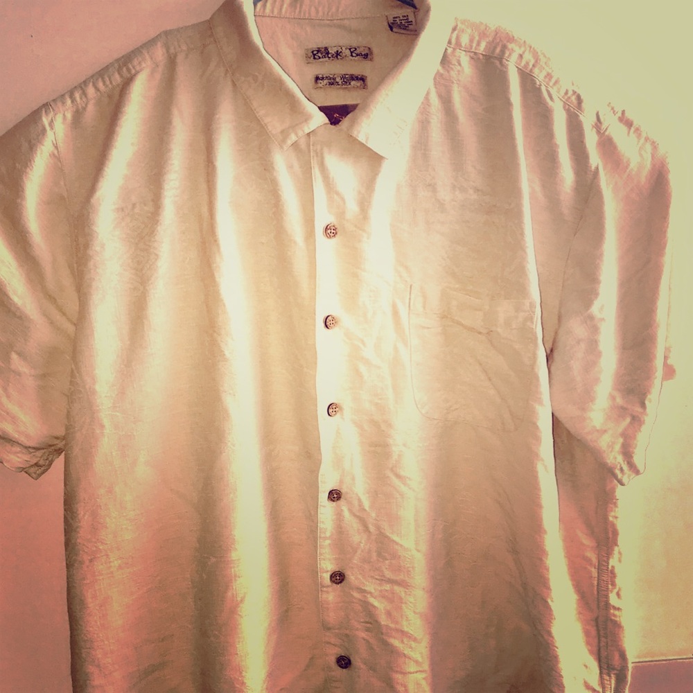 Batck Bay Silk Camp Shirt Machine washable